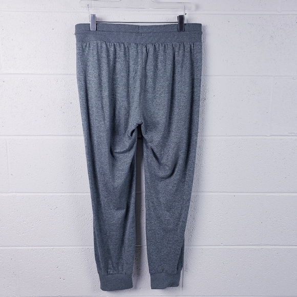 Athleta Jogger Sweatpants Green Marled Elastic Waist Lounge Pant Size Medium - Picture 2 of 10